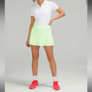NWT!! Lululemon Tennis and Golf High Rise Wrap Skirt, size 4, Faded Zap.